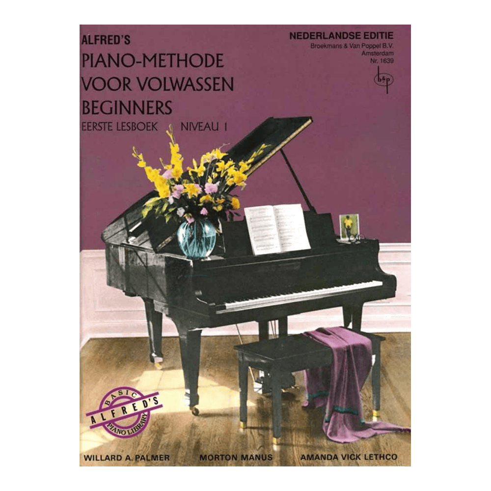 Alfred's piano methode volwassen beginners 1 (NL) - - Williard A.Palmer