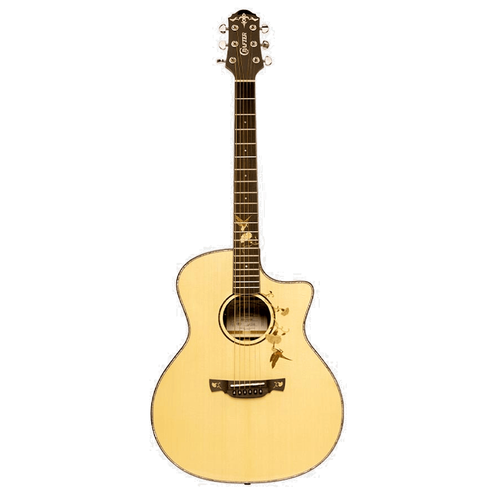 Crafter TB G-MAHO CE Anniversary mahogany series Semi-akoestische western gitaar