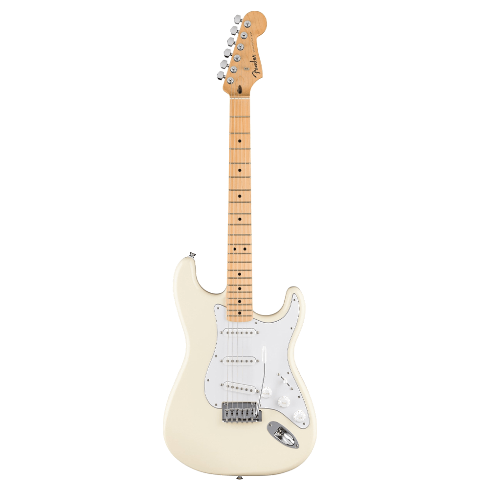 Fender Standard Stratocaster Olympic White  Maple Fingerboard