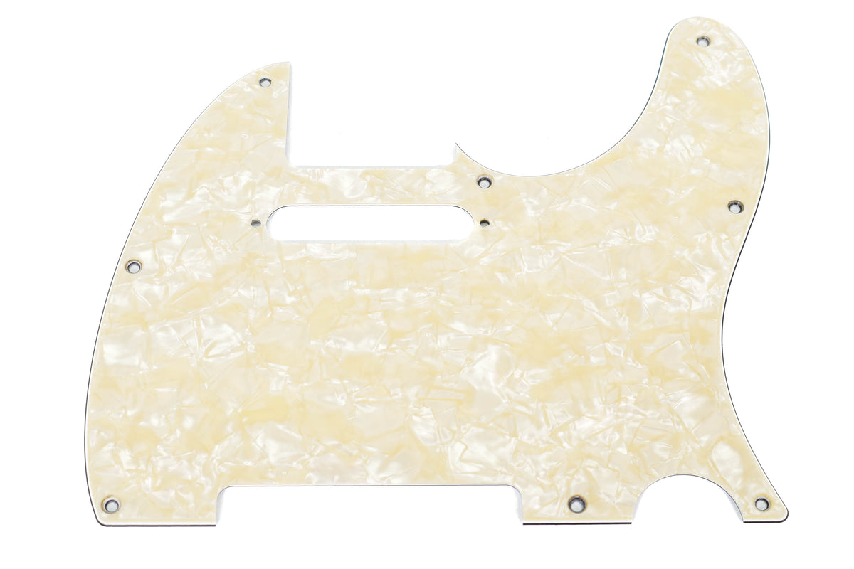 Fender Telecaster Pickguard AGED WHITE PEARL (Slagplaat) Occasion