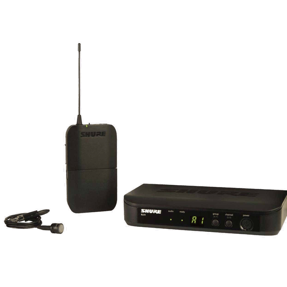 Shure BLX14E/CVL draadloze dasspeld microfoon set