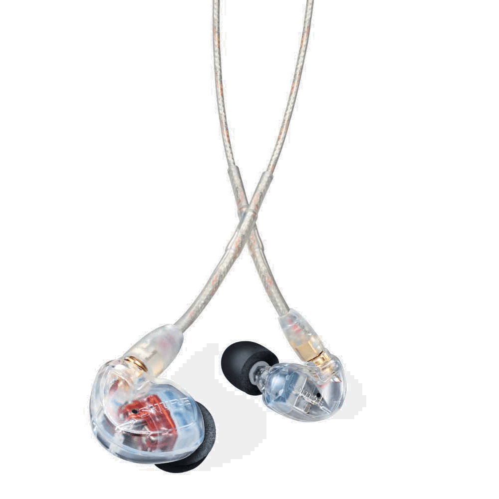 Shure SE535CL In-Ear monitor drivers Transperant
