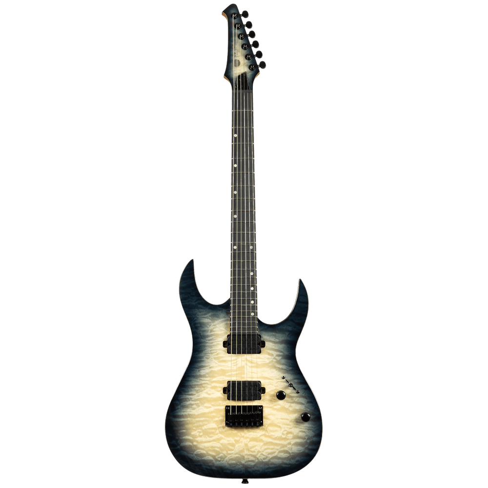 Spira Guitars S-500 QAB Trans Aqua Blue