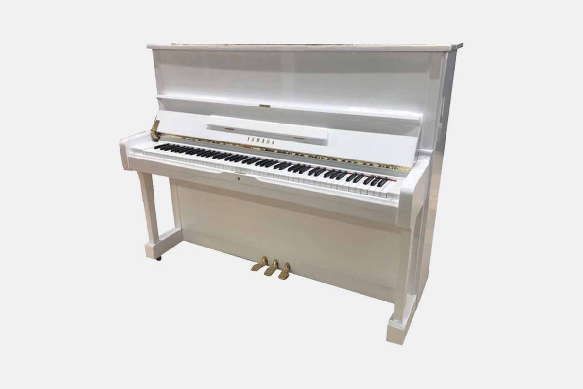 Yamaha U1H Wit Hoogglans Piano