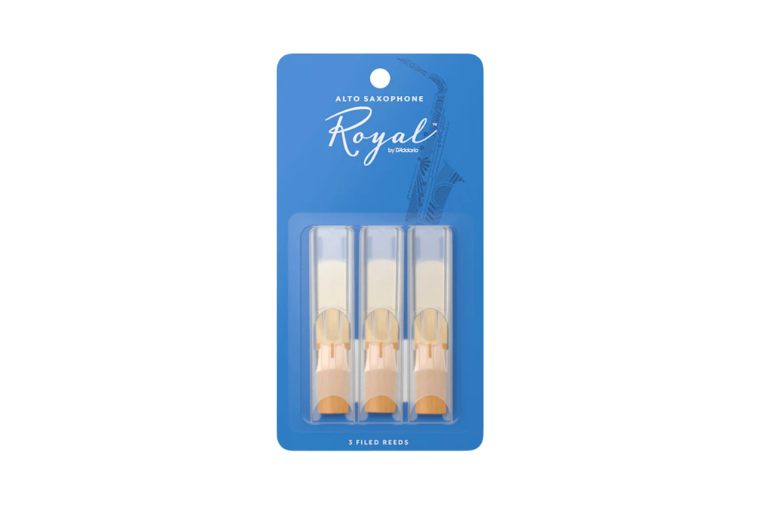 D'Addario Woodwinds 2 Royal Altsax 3-Pack