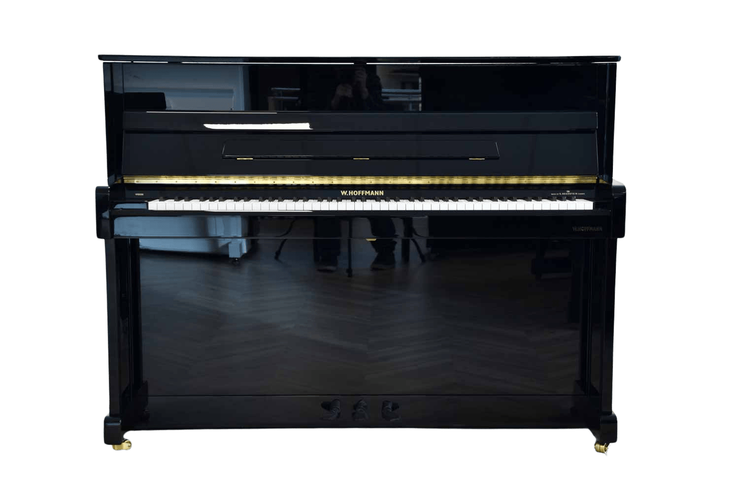 W. Hoffmann Vision V-112 Zwart Hoogglans piano