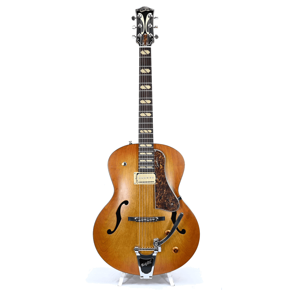 Godin 5th Avenue Jumbo P-Rail Harvest Gold