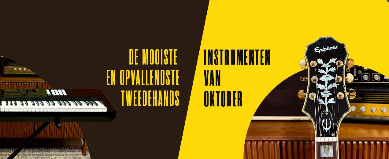 De mooiste en opvallendste tweedehands muziekinstrumenten van oktober