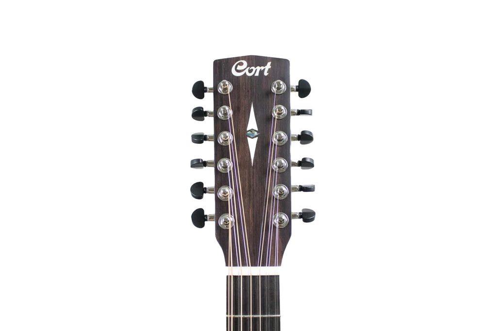 Cort MR710F12 NS 12-snarige Semi Akoestisch gitaar Natural Satin