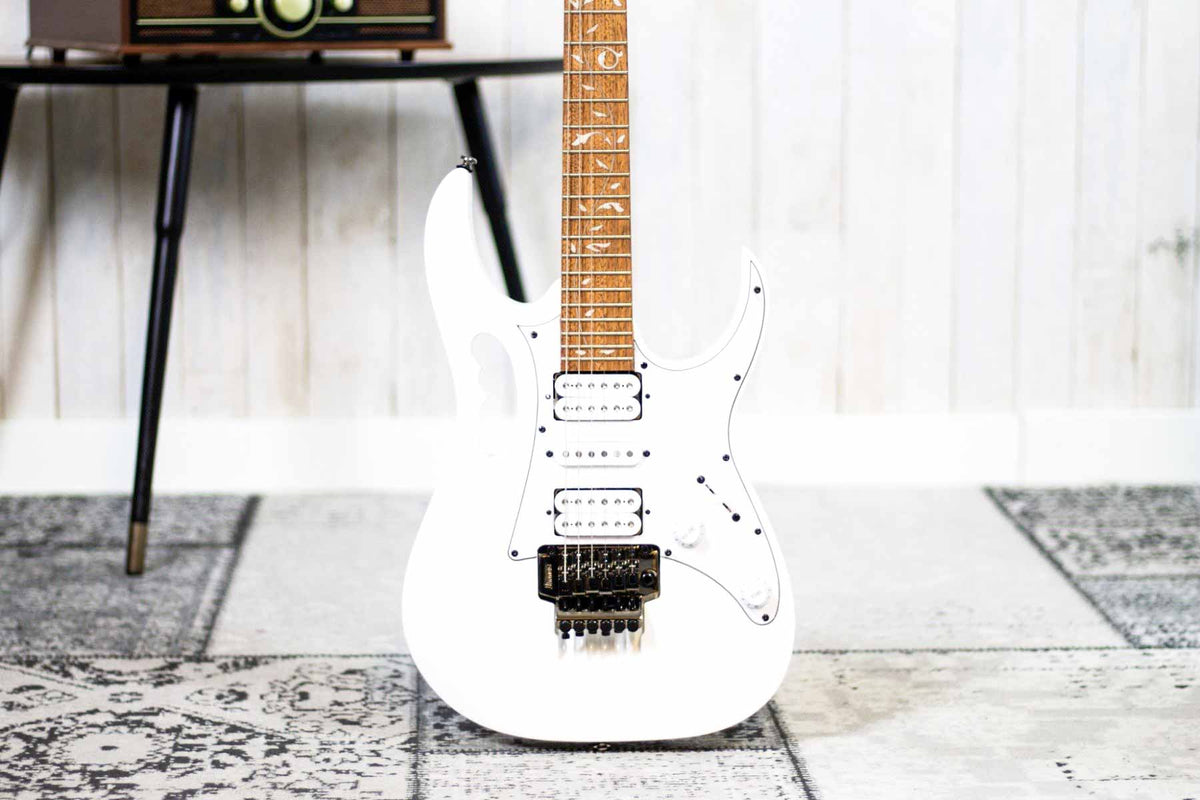 Ibanez JEMJR Steve Vai Signature elektrische gitaar White (5457945002148)