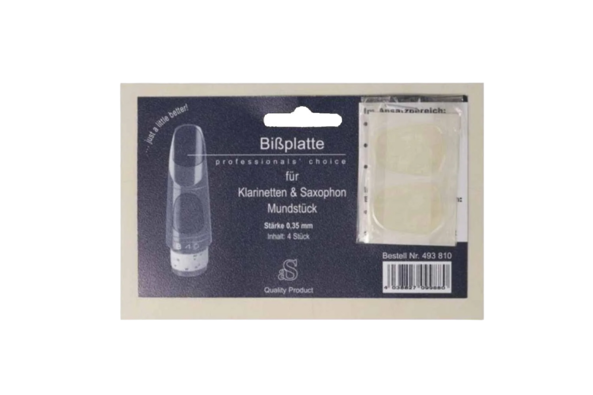 Stolzel Mondstukplakkers transparant dikte 0.35mm per 4