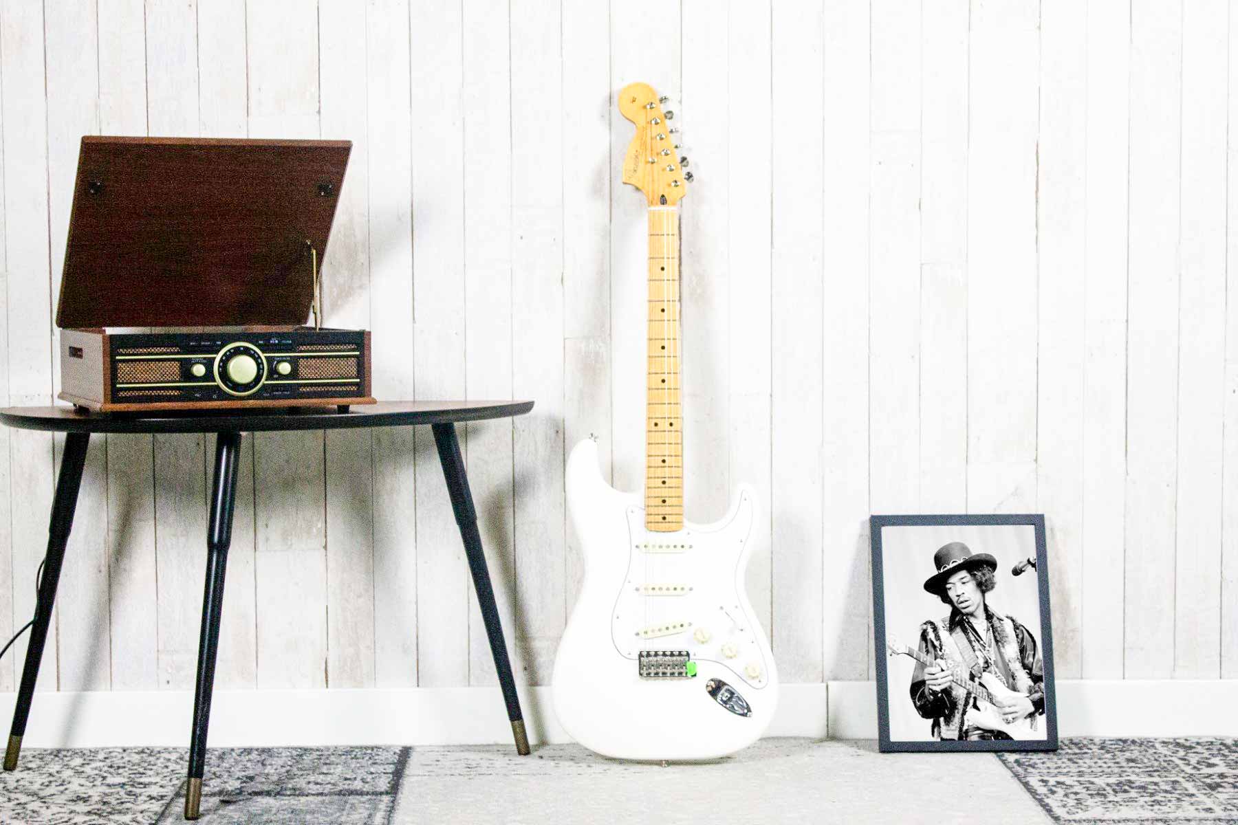 Fender Jimi Hendrix Stratocaster MN Olympic White (5482088759460)