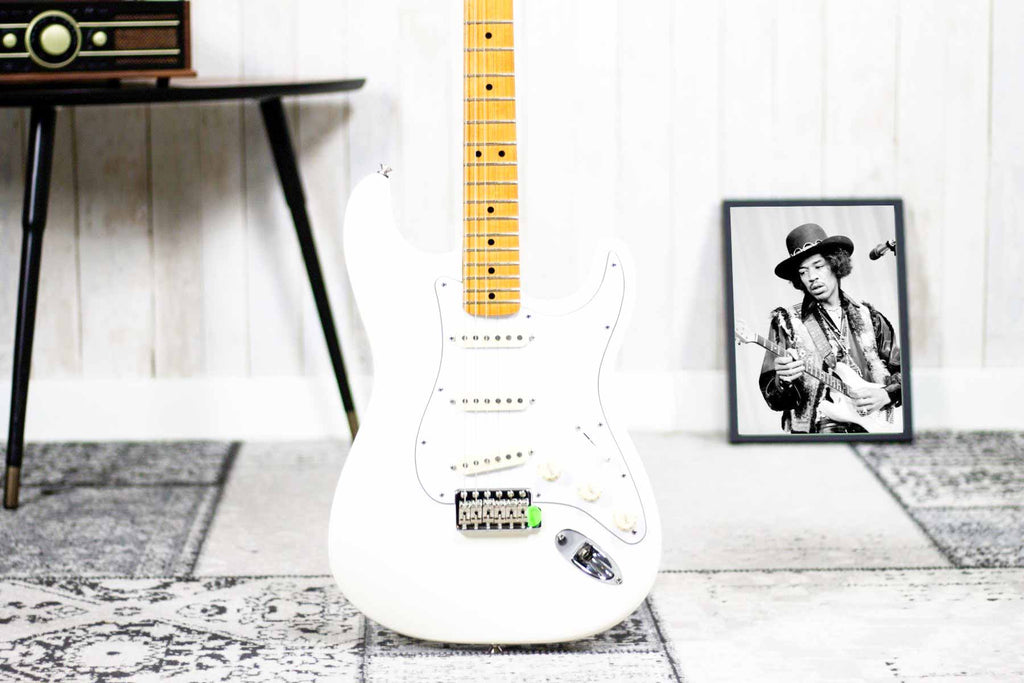 Fender Jimi Hendrix Stratocaster MN Olympic White (5482088759460)