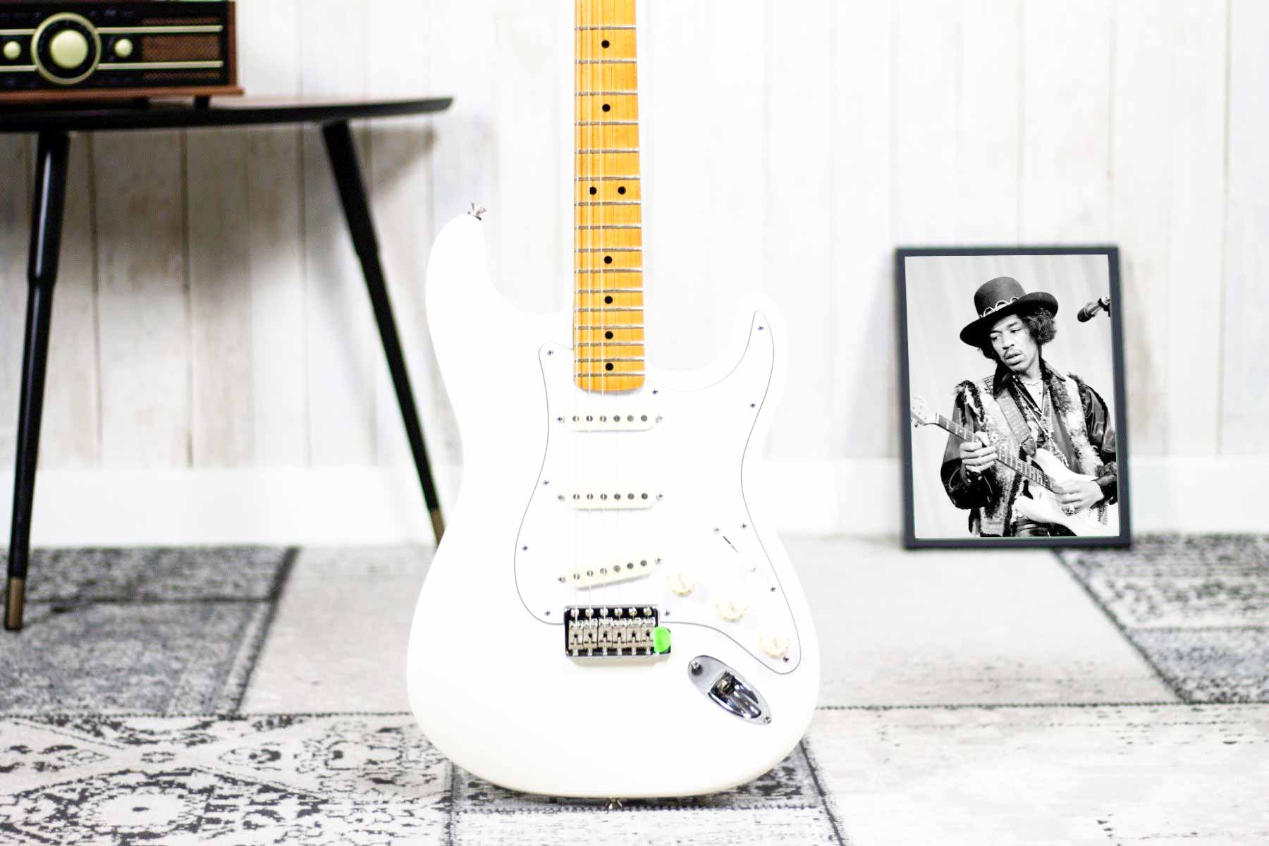 Fender Jimi Hendrix Stratocaster MN Olympic White (5482088759460)