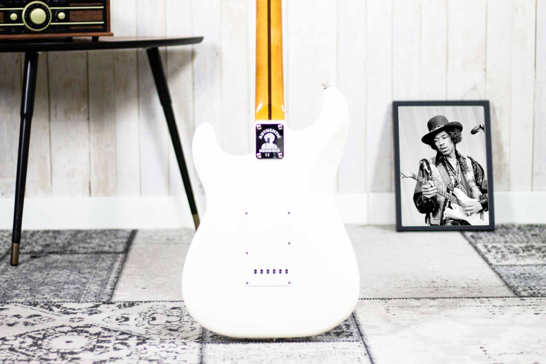 Fender Jimi Hendrix Stratocaster MN Olympic White (5482088759460)