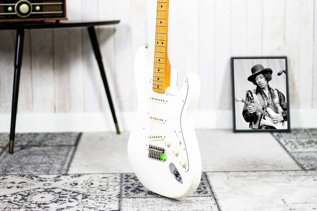 Fender Jimi Hendrix Stratocaster MN Olympic White (5482088759460)