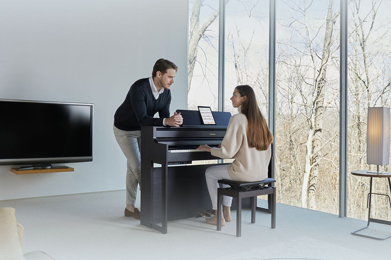Roland HP702-CH Digitale Piano Charcoal Black