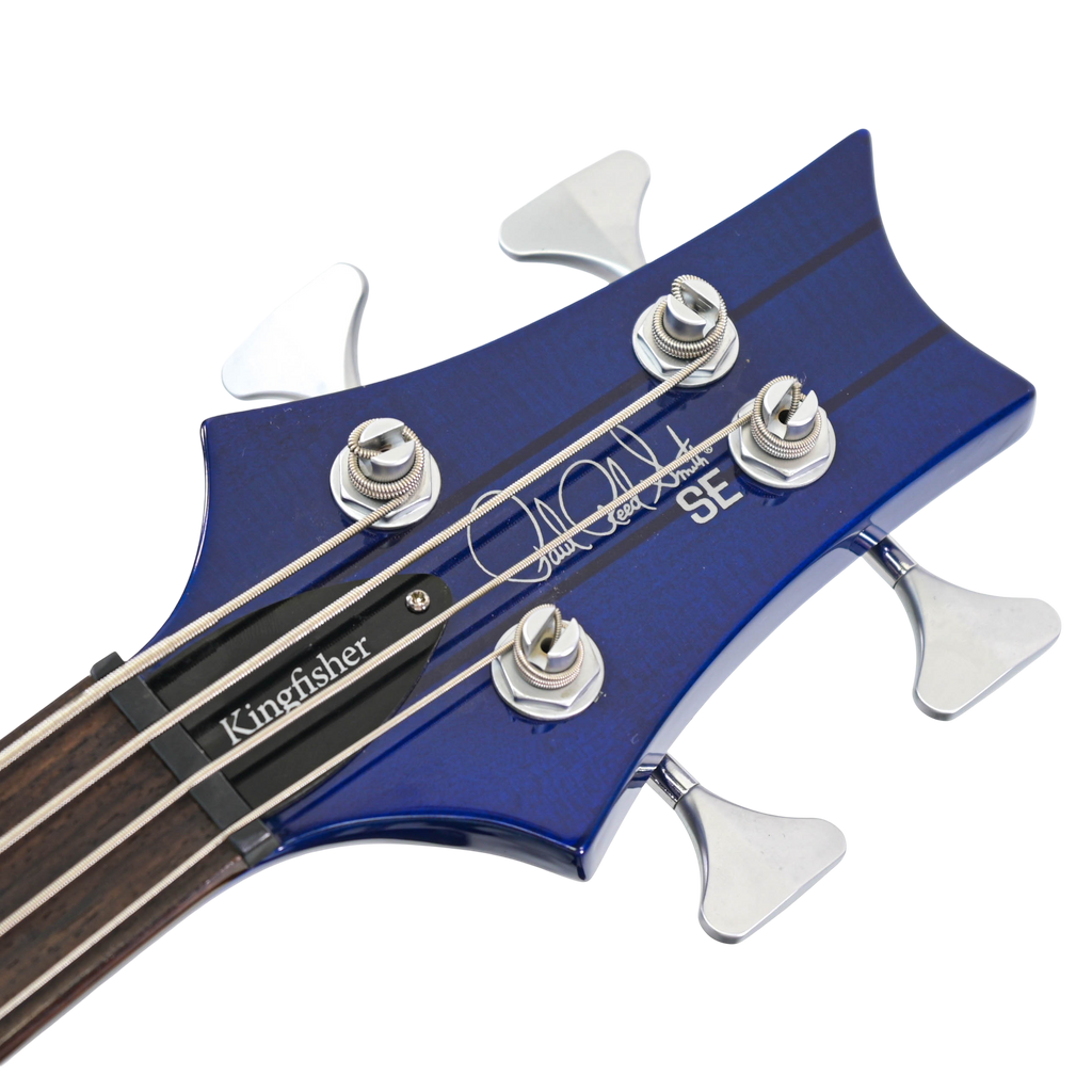 PRS Kingfisher Bas Blue Wrap Around Burst