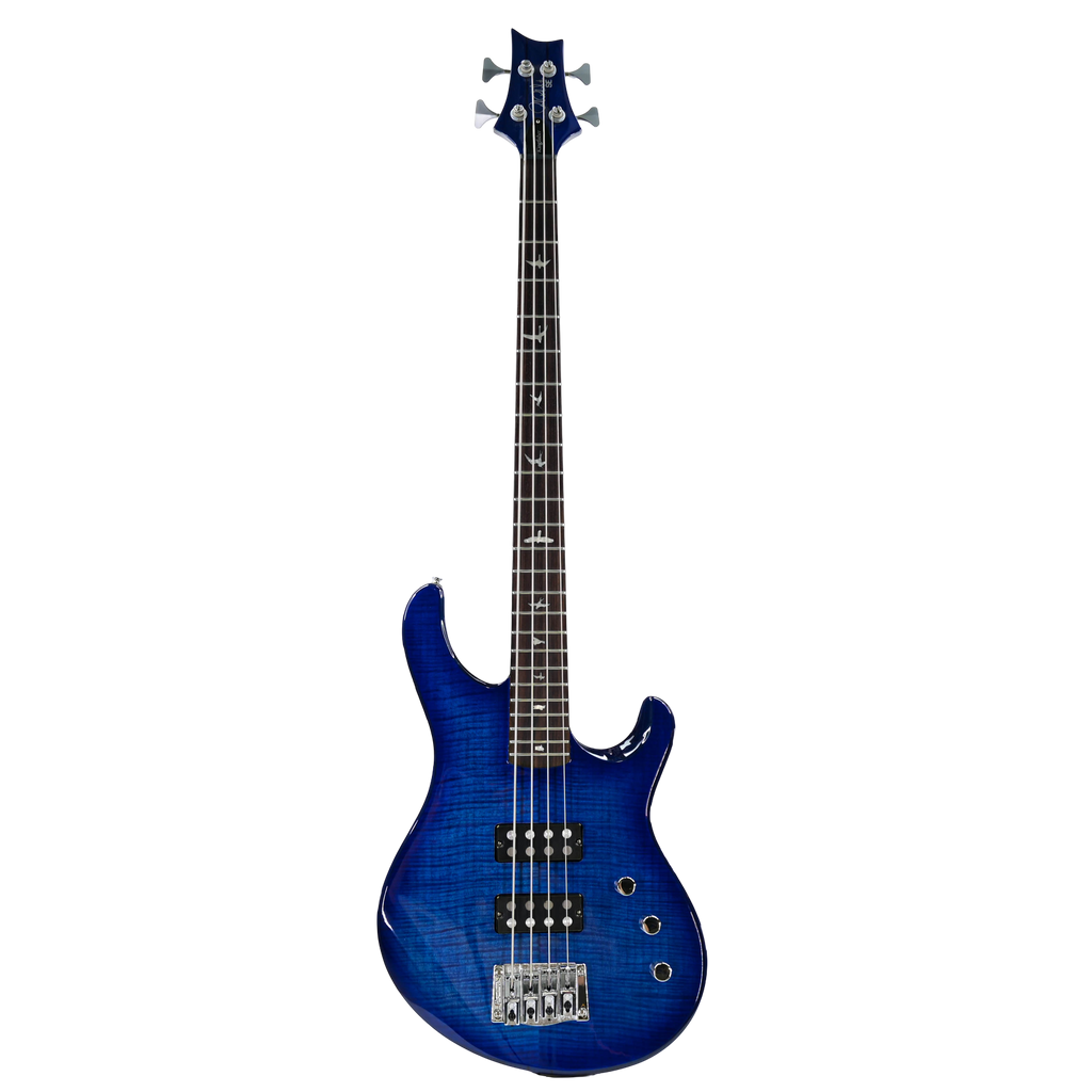 PRS Kingfisher Bas Blue Wrap Around Burst