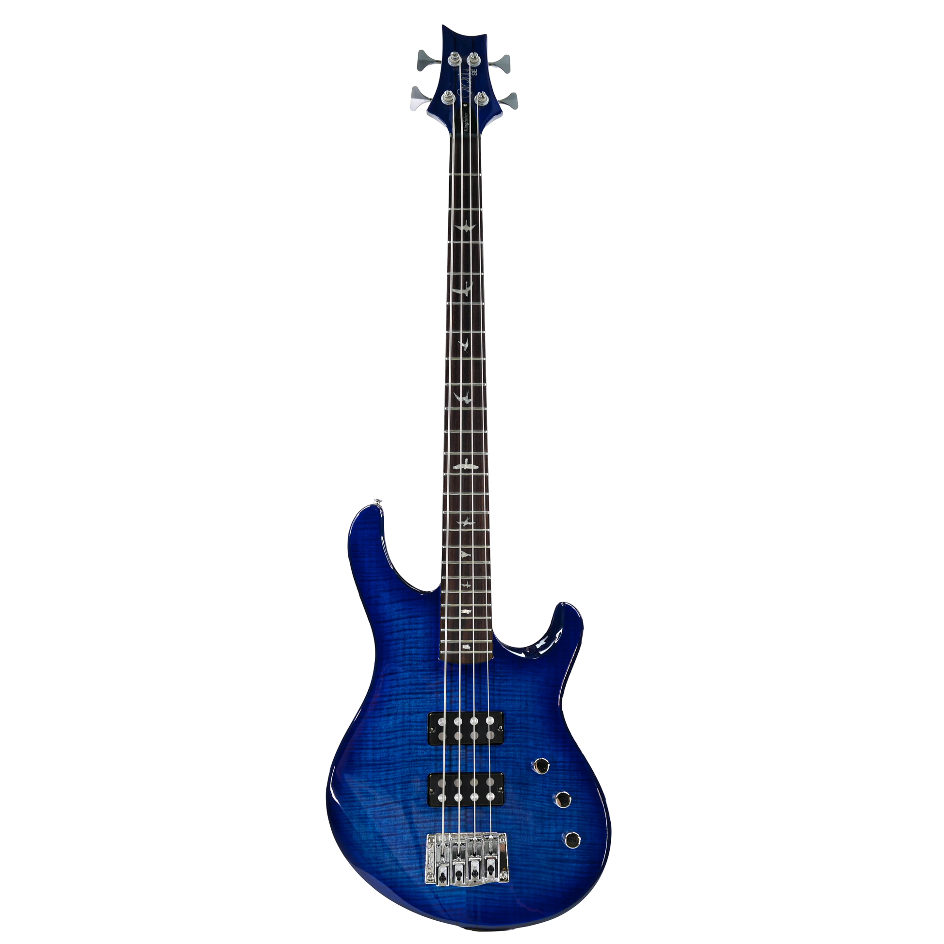 PRS Kingfisher Bas Blue Wrap Around Burst