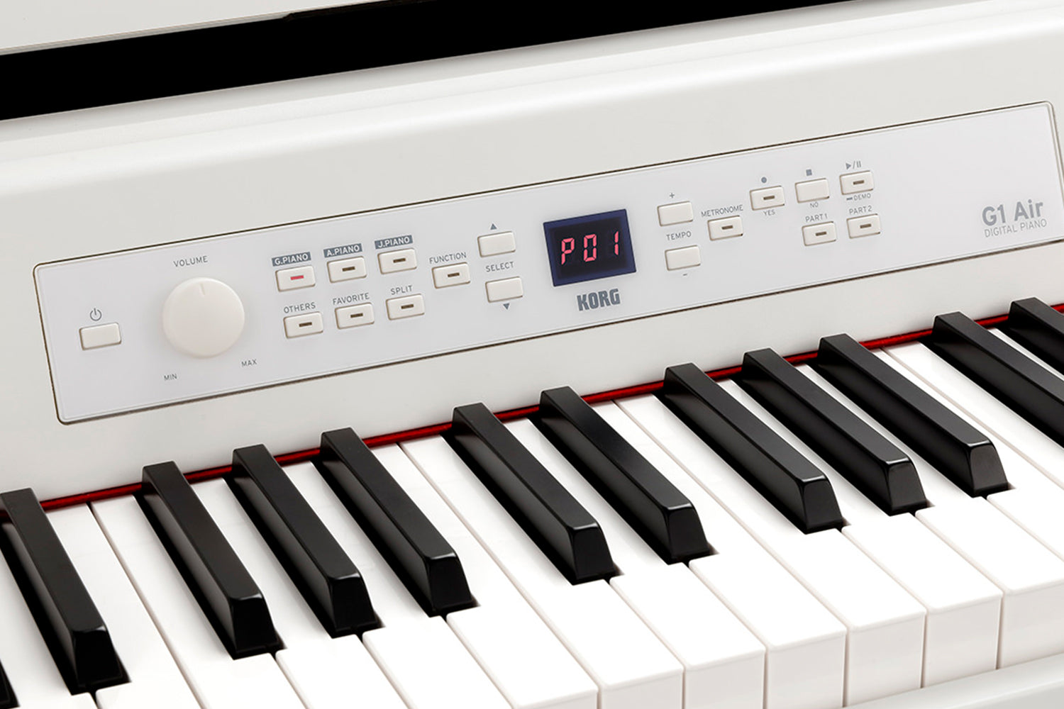 KORG G1 Air ホワイト デジタルピアノ KORG G1 Air Digital Piano in White Ash