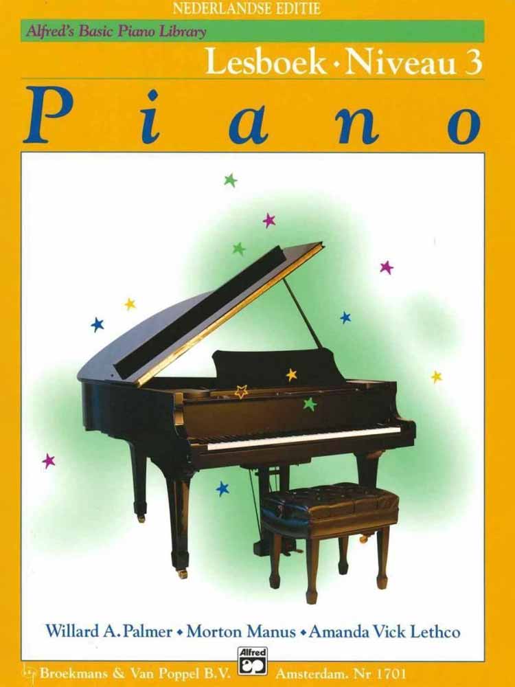 Alfred&#39;s Basic Piano Library - Lesboek Deel 3 (5505637351588)
