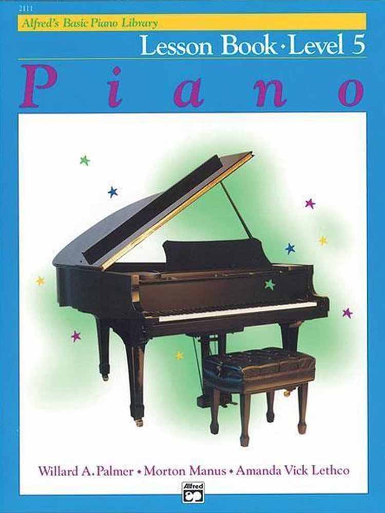 Alfred&#39;s Basic Piano Library - Lessonbook Deel 5 (5505884192932)