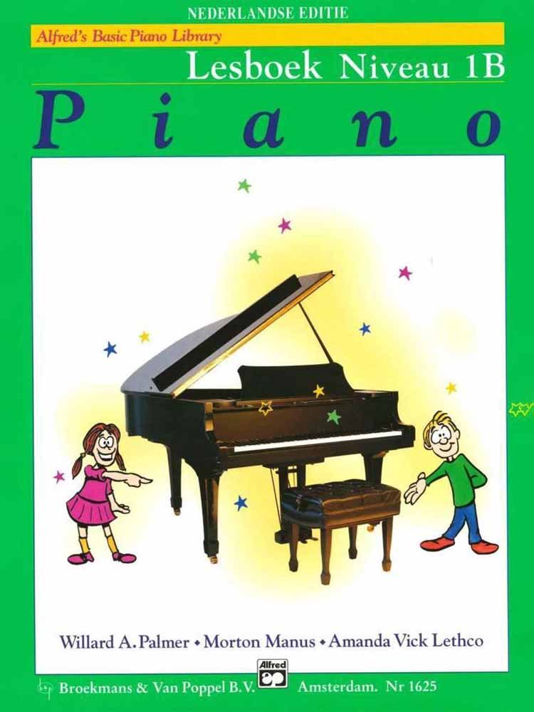 Alfred&#39;s Basic Piano Library - Lesboek Deel 1B (5505590722724)
