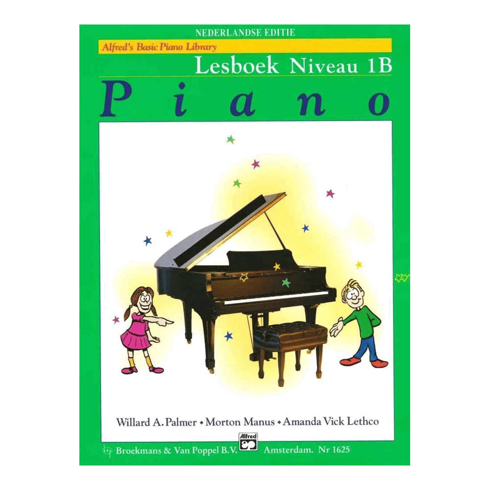 Alfred's Basic Piano Library Lesboek Niveau 1B