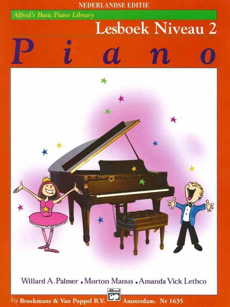 Alfred&#39;s Basic Piano Library - Lesboek Deel 2 (5505617068196)