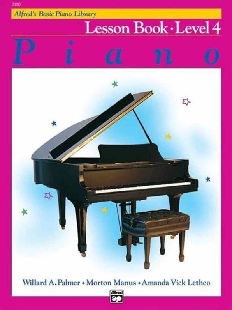 Alfred&#39;s Basic Piano Library - Lessonbook Deel 4 (5505649180836)