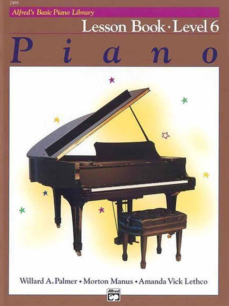 Alfred&#39;s Basic Piano Library - Lessonbook Deel 6 (5505896841380)