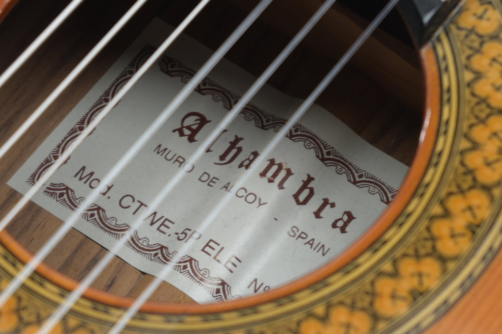 Alhambra CTWE 5P ELE semi akoestische Klassieke Gitaar