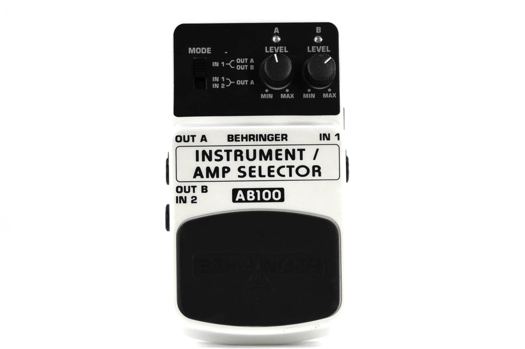 Behringer AB100 Instrument Amp Selector  Gitaareffect