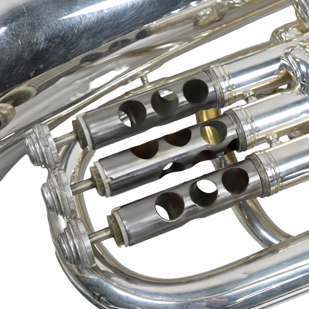 Besson BE967 Sovereign Euphonium Verzilverd
