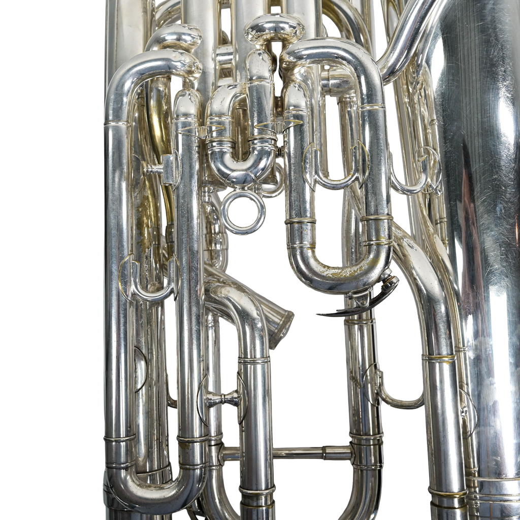 Besson BE967 Sovereign Euphonium Verzilverd