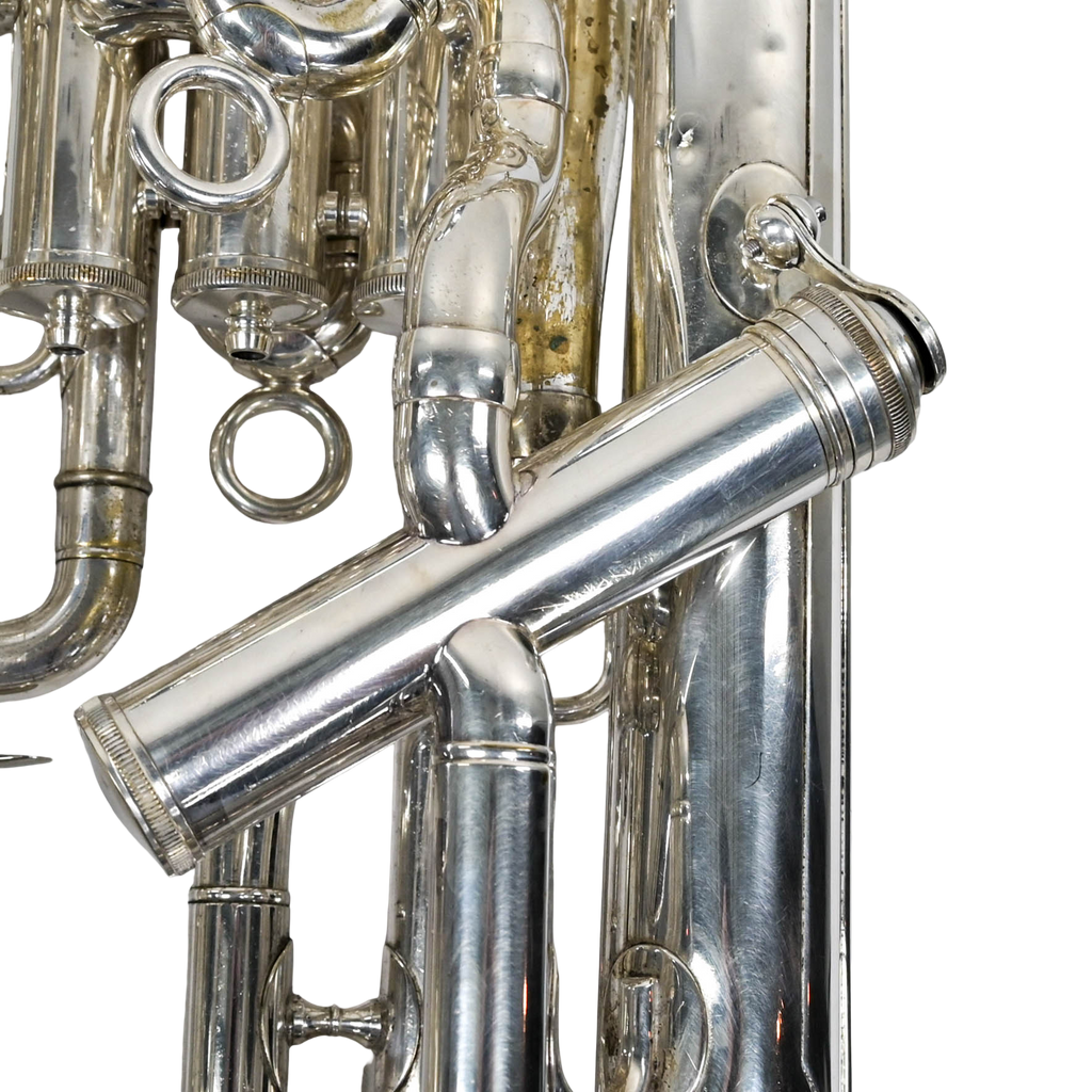 Besson BE967 Sovereign Euphonium Verzilverd