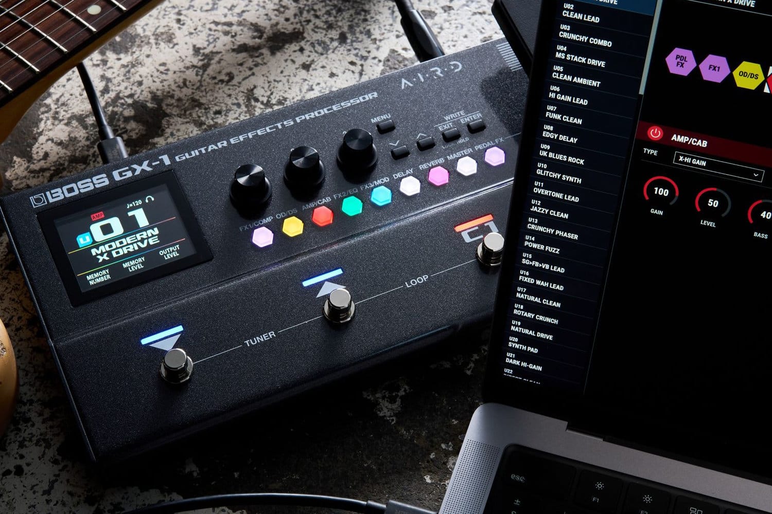 Boss GX-1 kopen – multi-effect processor voor gitaar bij Music All In