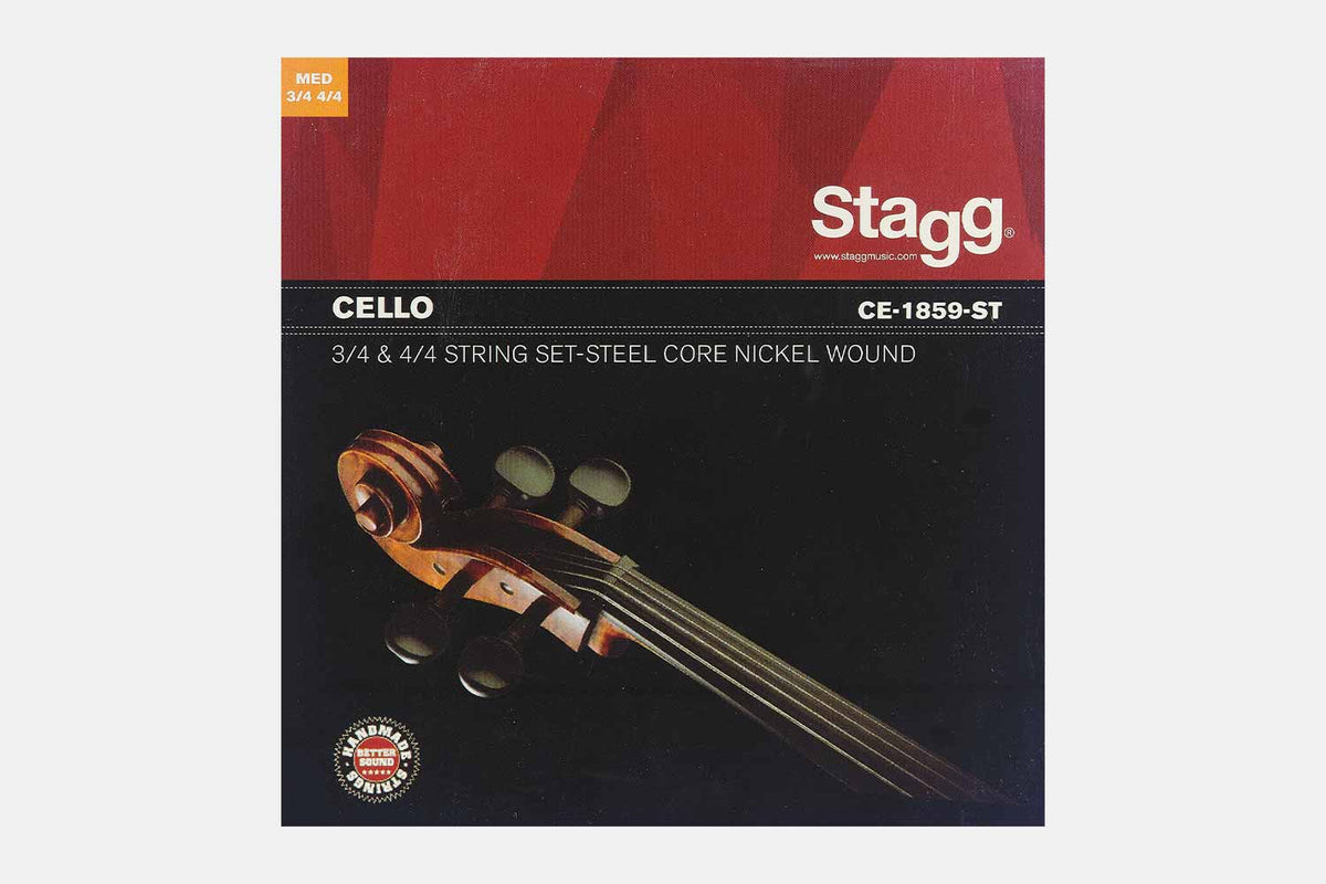 Stagg Snarenset 4/4 &amp; 3/4 cello Steel