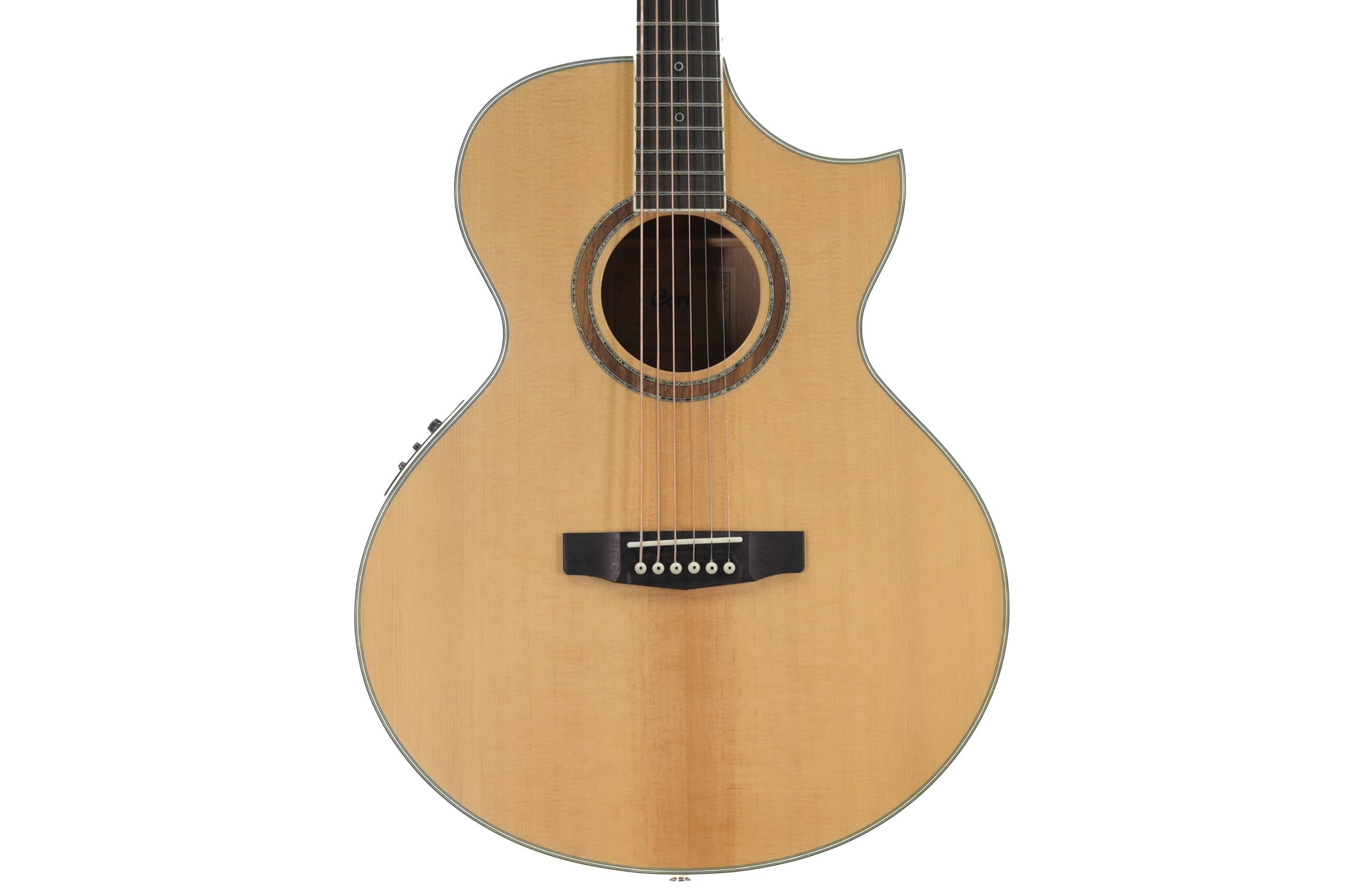 Cort NDX Baritone  Natural semi akoestische gitaar