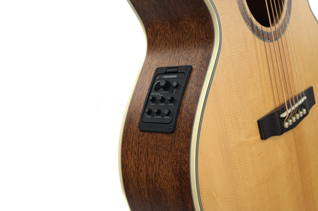 Cort NDX Baritone  Natural semi akoestische gitaar