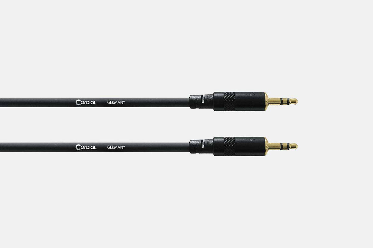 Cordial CFS 3 WW Mini Jack kabel Mini-Mini 3 meter - Intro serie