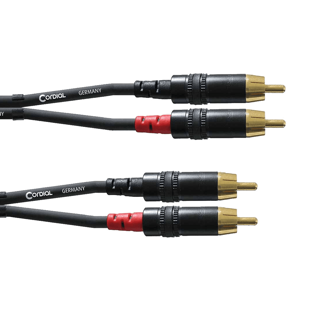 Cordial CFU3 PC 2x RCA-2x Jack 3 meter