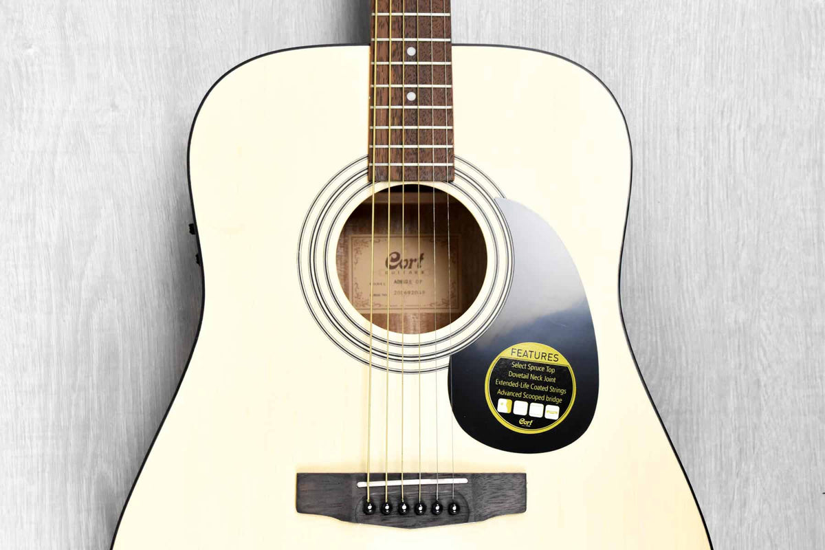 Cort AD810E-OPN semi-akoestische western gitaar naturel