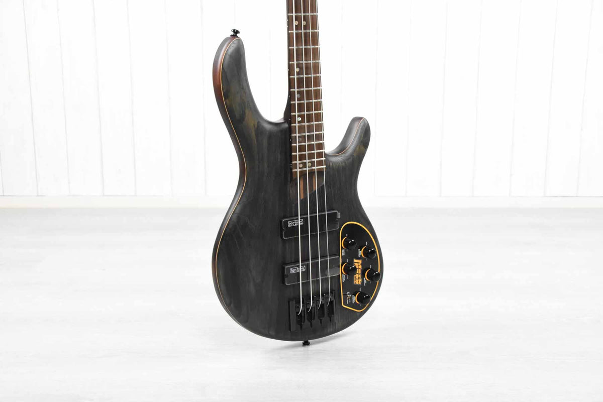 Cort B4 Element Open Pore Trans Black Basgitaar