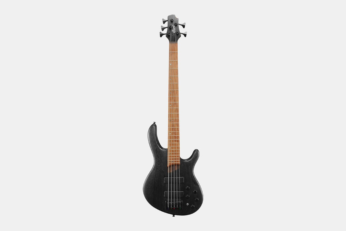 Cort B5 Element Open Pore Trans Black Basgitaar 5-snarig