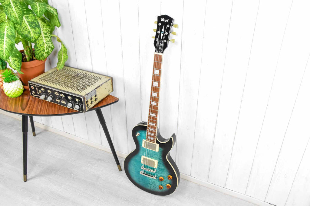 Cort CR250 DBB Elektrische gitaar Dark Blueburst