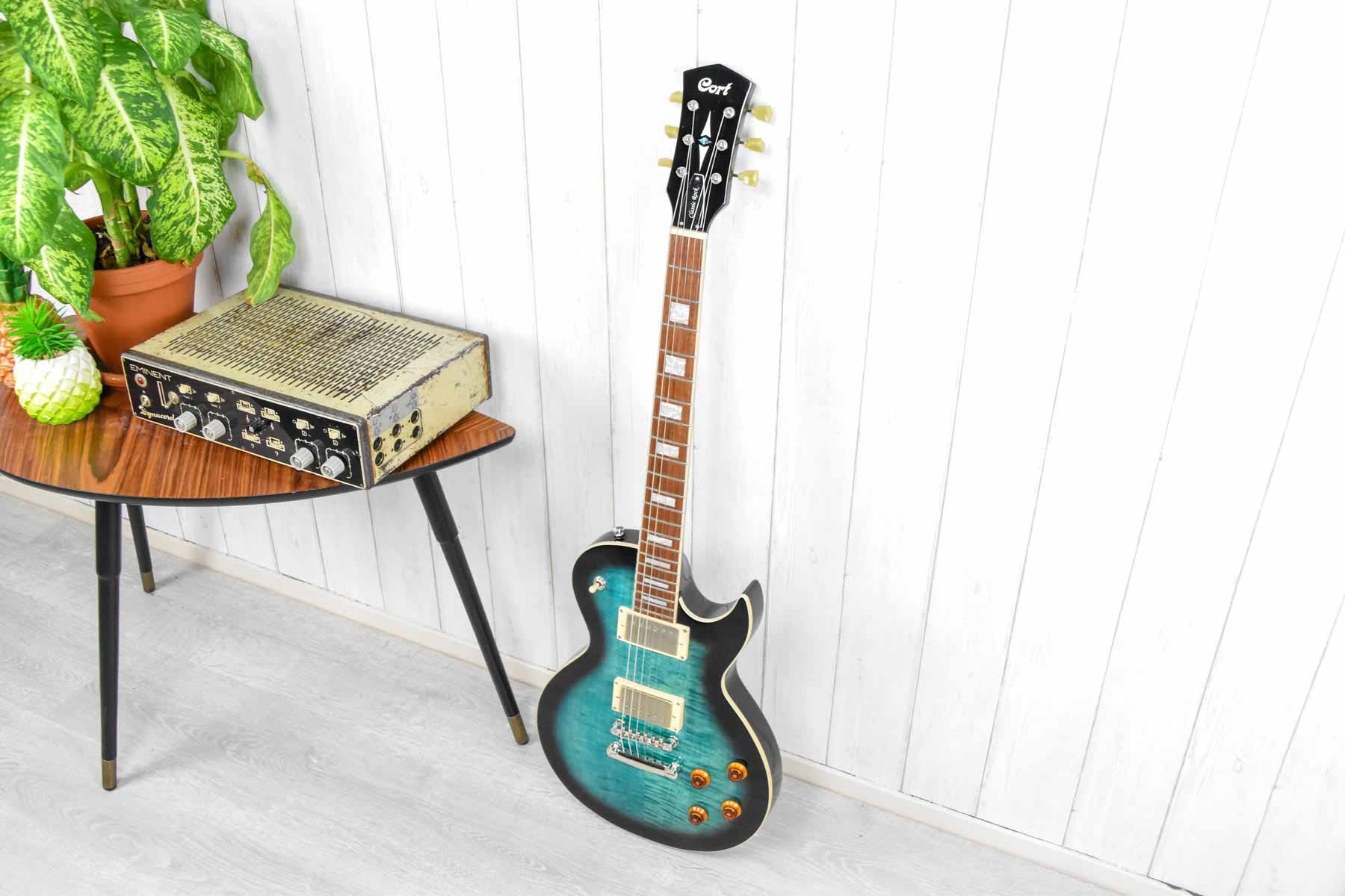 Cort CR250 DBB Elektrische gitaar Dark Blueburst