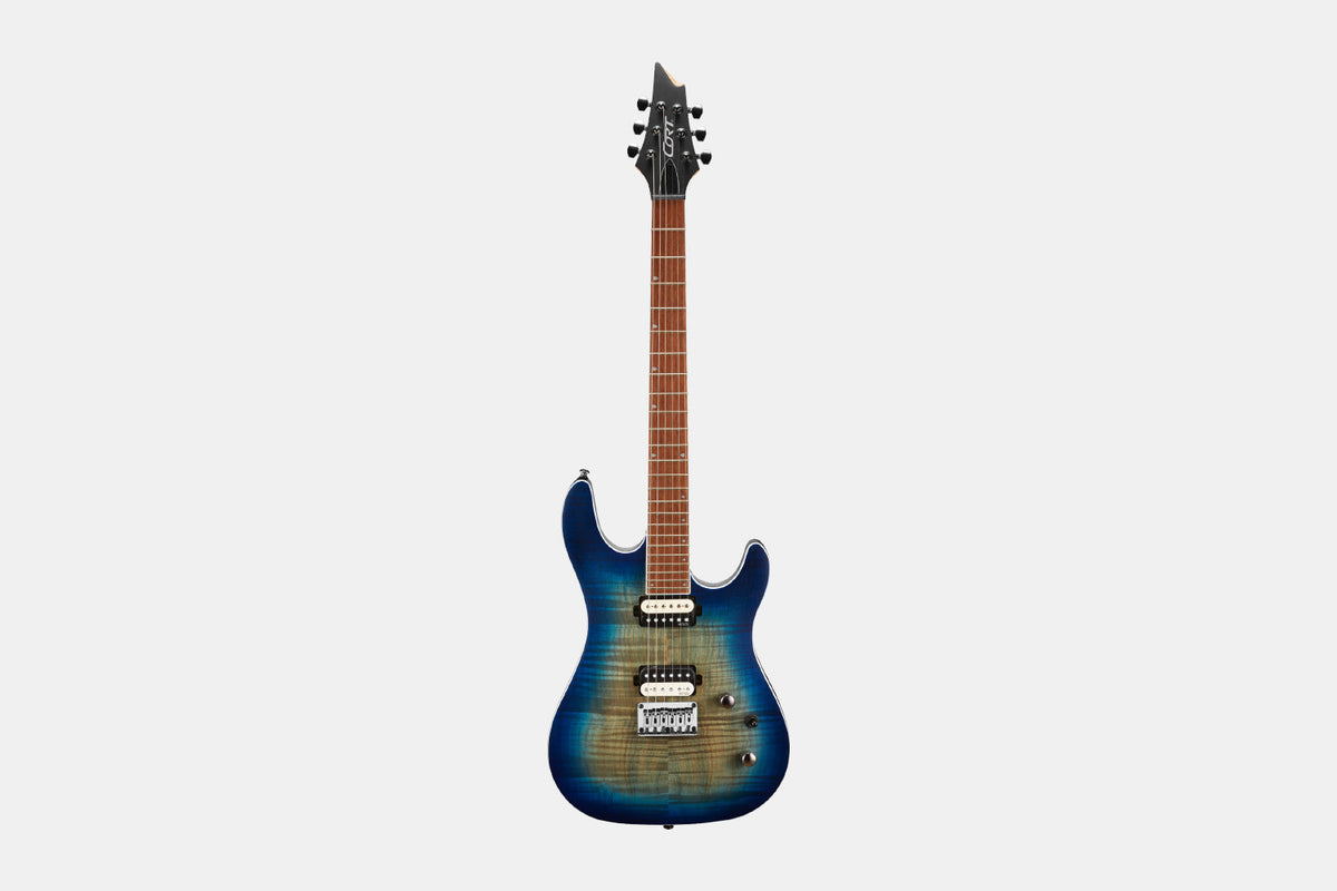 Cort KX300 OPCB Elektrische gitaar Open Pore Cobalt Burst