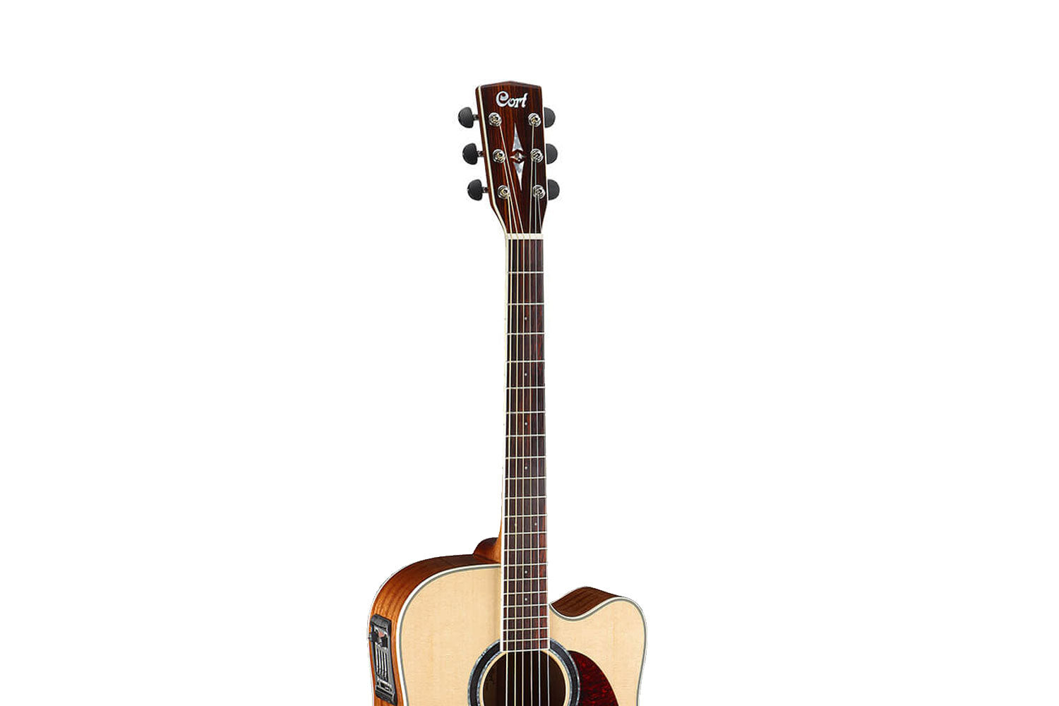 Cort MR730FX Natural Satin Semi Akoestische Gitaar